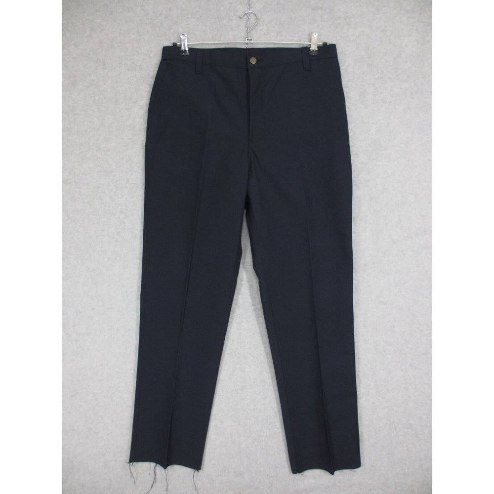 Workrite FR Womens Uniform Pants Navy Blue Nomex 2112 Size 14 Unhemmed ARC 7